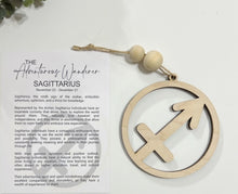 Sagittarius Zodiac The Adventurous Wanderer - Story Card Ornament Charm