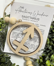 Sagittarius Zodiac The Adventurous Wanderer - Story Card Ornament Charm