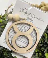 Taurus Zodiac The Steadfast Guardian - Story Card Ornament Charm