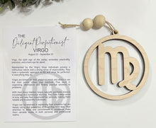 Virgo Zodiac The Diligent Perfectionist - Story Card Ornament Charm