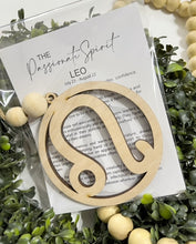 Leo Zodiac The Passionate Spirit - Story Card Ornament Charm