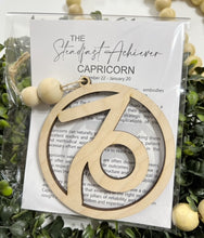 Capricorn Zodiac The Steadfast Achiever - Story Card Ornament Charm