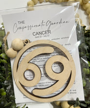 Cancer Zodiac The Compassionate Guardian - Story Card Ornament Charm