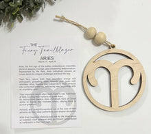 Aries Zodiac The Fiery Trailblazer - Story Card Ornament Charm