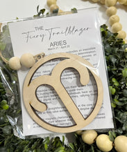 Aries Zodiac The Fiery Trailblazer - Story Card Ornament Charm