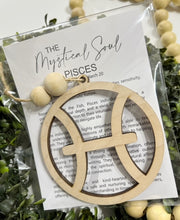 Pisces Zodiac The Mystical Soul - Story Card Ornament Charm