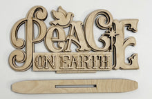 Peace on Earth Standing Shelf Sitter