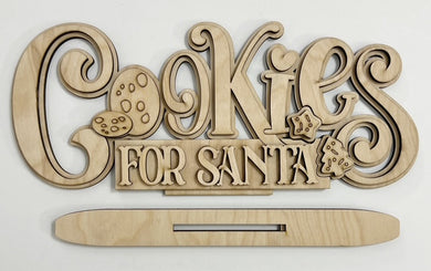 Cookies For Santa Standing Shelf Sitter