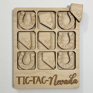 TIC-TAC-Nevada State Game Board Tic Tac Toe Games