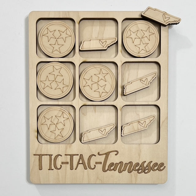 TIC-TAC-Tennessee State Game Board Tic Tac Toe Games