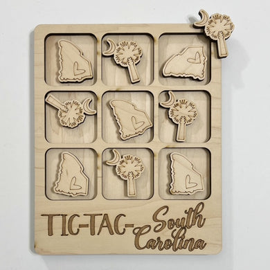 TIC-TAC-South Carolina State Game Board Tic Tac Toe Games