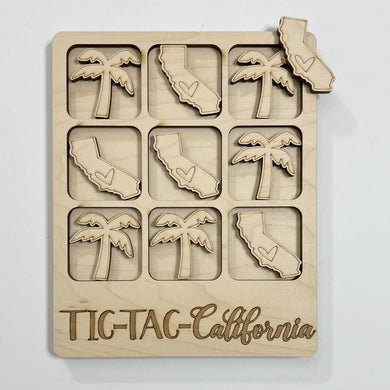 TIC-TAC-California State Game Board Tic Tac Toe Games