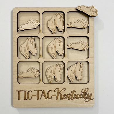 TIC-TAC-Kentucky State Game Board Tic Tac Toe Games