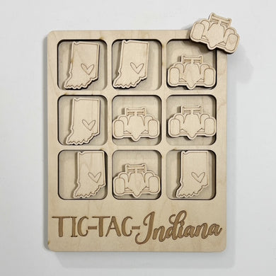 TIC-TAC-Indiana State Game Board Tic Tac Toe Games