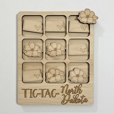 TIC-TAC-North Dakota State Game Board Tic Tac Toe Games