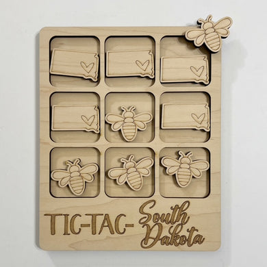 TIC-TAC-South Dakota State Game Board Tic Tac Toe Games