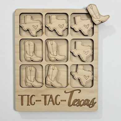 TIC-TAC-Texas State Game Board Tic Tac Toe Games