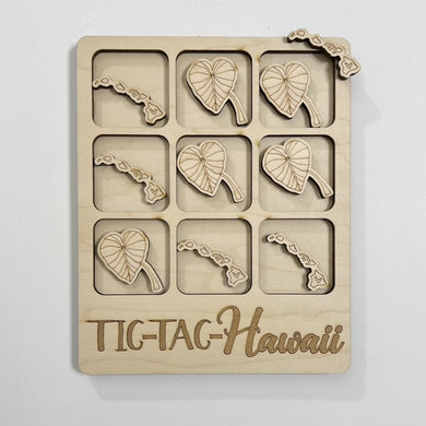 TIC-TAC-Hawaii State Game Board Tic Tac Toe Games