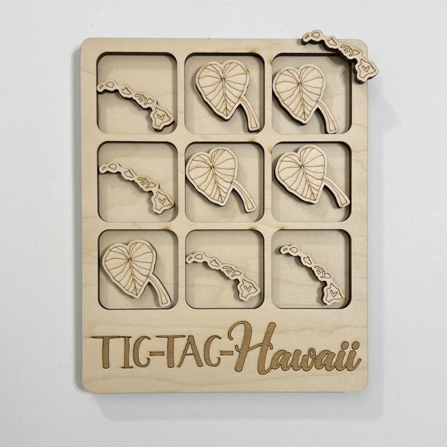 TIC-TAC-Hawaii State Game Board Tic Tac Toe Games