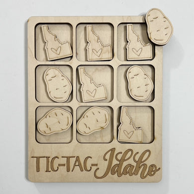 TIC-TAC-Idaho State Game Board Tic Tac Toe Games