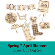Spring * April Showers Tiered Tray Set