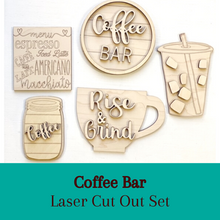 Coffee Bar Tiered Tray Set