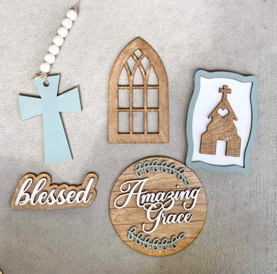 Amazing Grace Tiered Tray Set