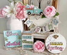 Bloom Where You Are Planted Hello Spring Tiered Tray Set