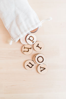 Alphabet Letter Coins - Letter Manipulatives - Educational Game - Montessori - Homeschool - Preschool Learning - Uppercase - Lowercase