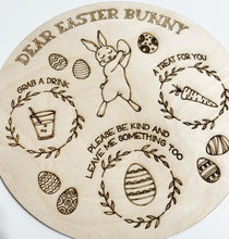 Dear Easter Bunny Treat Tray