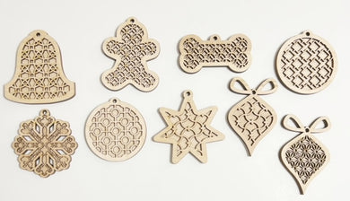 Farmhouse Double Layered Ornaments