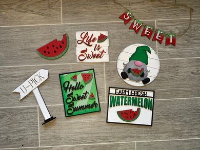 Watermelon Tiered Tray Set