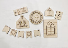 Faith * He Is Risen * Cross Tiered Tray Set