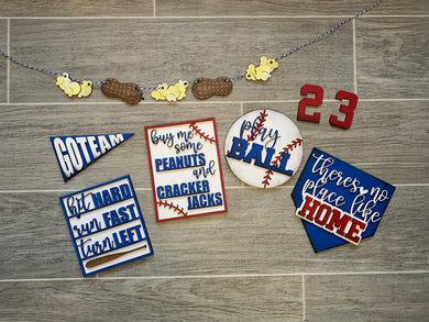 Baseball Tiered Tray Set