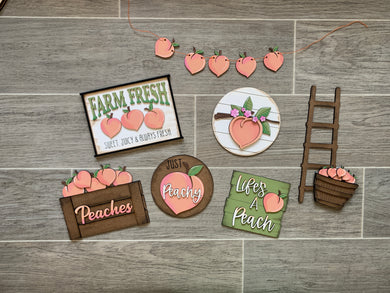 Peaches Tiered Tray Set