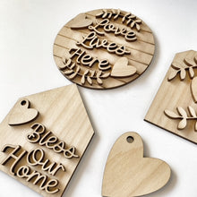 Love Lives Here | Bless Our Home Tiered Tray Set