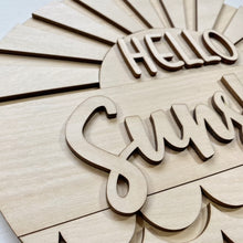 Hello Sunshine Round Doorhanger