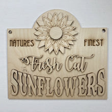 Natures Finest Fresh Cut Sunflower Doorhanger