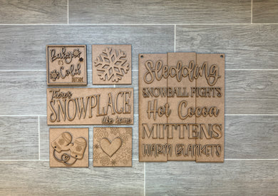 Winter Wall Collage Set