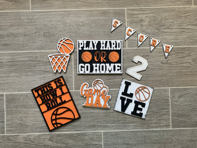 Basketball Tiered Tray Set