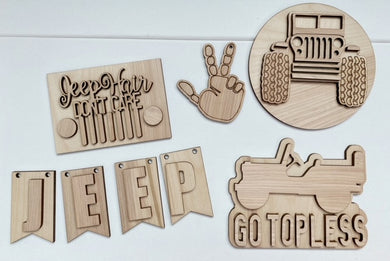 Jeep Hair Don't Care Tiered Tray Set