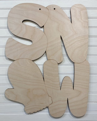 Snow Mitten Blank