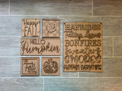 Happy Fall Wall Collage Set