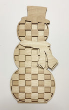 Patterned Double Layer Snowman Cutouts