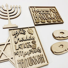 Happy Hanukkah Tiered Tray Set