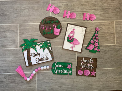 Christmas at the Beach Tiered Tray Set