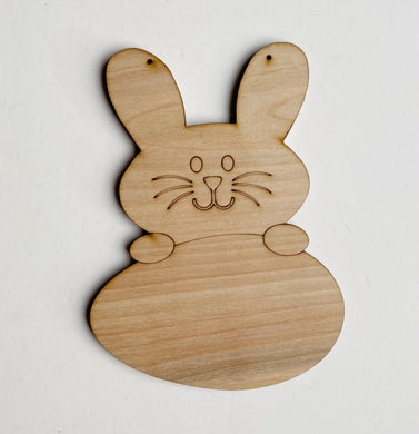 Easter Bunny and Egg Blank