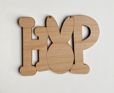 Hop Bunny Head Blank