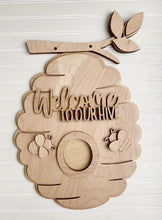 Welcome To Our Hive Beehive Doorhanger