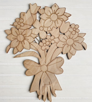 Flower Bundle Blank Cutout
